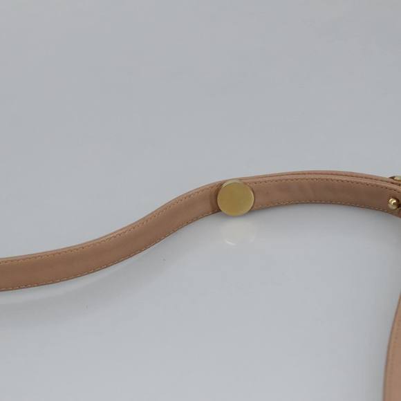 Christian Dior Shoulder Bag Suede Beige Gold Auth 101182 - Picture 8 of 16